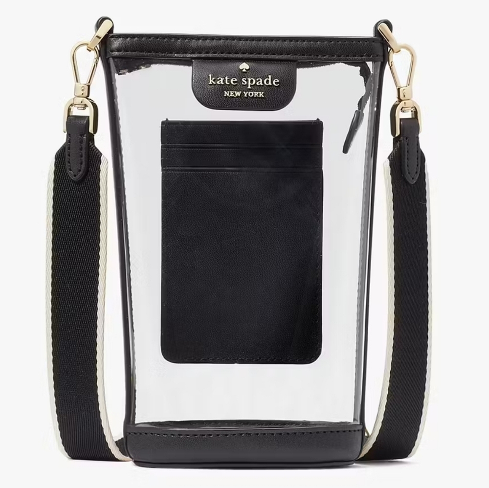 Kate Spade Transparent Bag with Black Trim